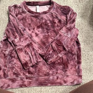 Lululemon Athletica Velvet Top in Rich Burgundy